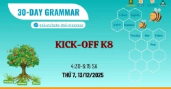 GrammarK8 - HÀNH TRÌNH CHINH PHỤC NGỮ PHÁP 30N+