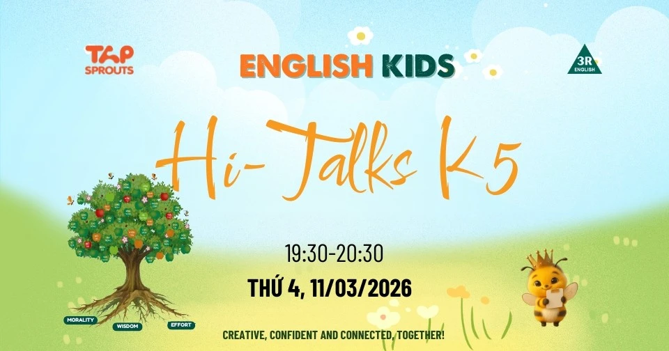 HITALKK5 - GIAO TIẾP TIẾNG ANH TRẺ EM - KHÓA K5