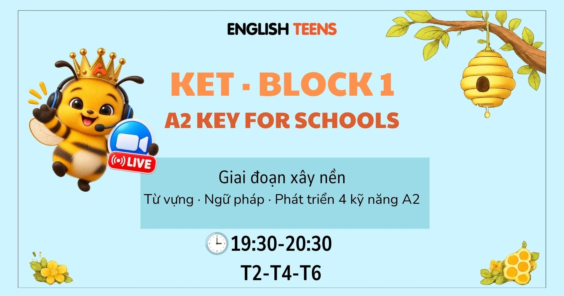 KET block 1.K2 (Mon Wed)