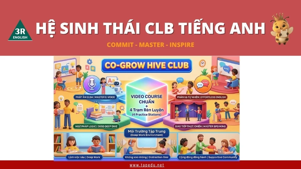 CO-GROW HIVE (HỆ SINH THÁI CLB TIẾNG ANH)